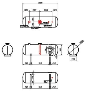 덕트 화재용 소화시스템 Foam Tank 설계