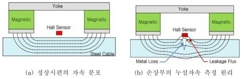 누설자속의 발생 및 측정 방법