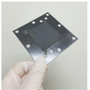 Cathode-anode-manifold integrated bipolar plate