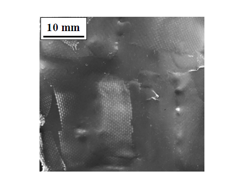 Shredded glass fiber fabrics when fabricated without surface treatment methods