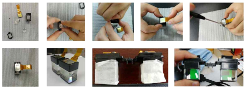 스마트 글래스 디스플레이 광학모듈 조립 공정