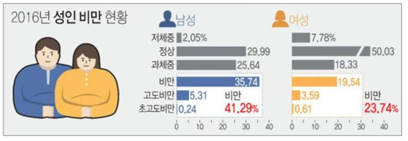 성인 비만 현황