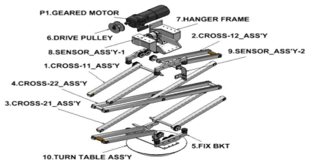 LOAD STABILIZER ASS′Y 3D 도면