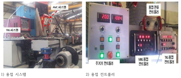 튜브 오버레이 용접시스템