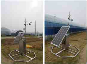 현장설치된 태양광스마트팜 모니터링 시스템