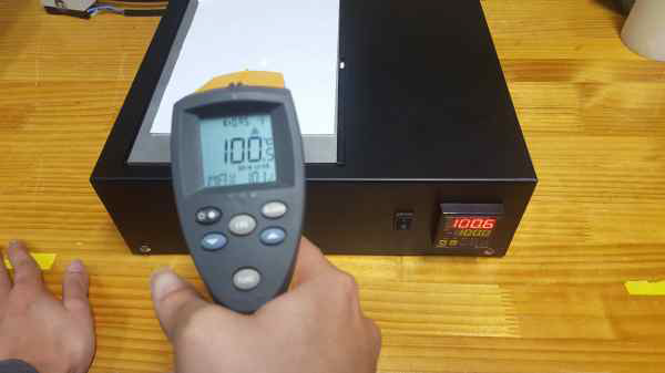 열원발생기 기준온도 측정