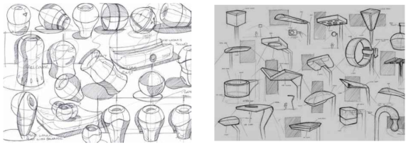 제품 형상디자인 스케치