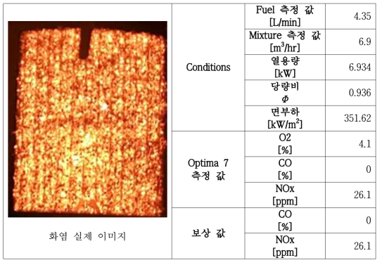 연구 후기 배가스 분석 결과 – 1