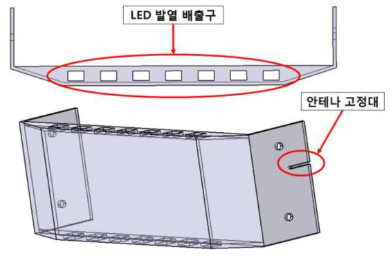 잠금장치 외부 커버 설계