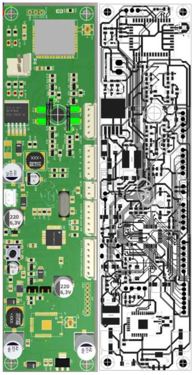 비상문자동개폐장치 메인 PCB ARTWORK