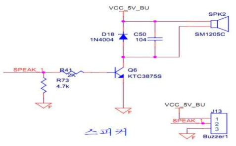 부저 드라이버 회로도