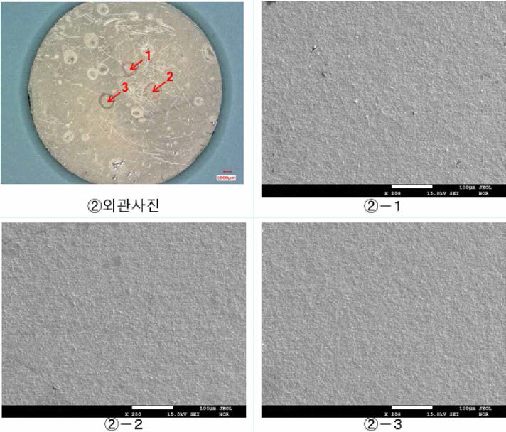 540°C OM 및 SEM