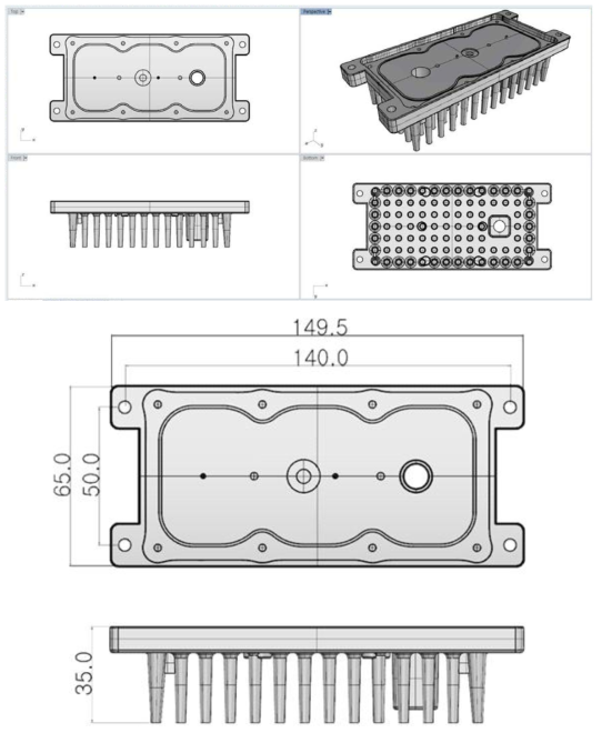 LED조명모듈 방열판 최종 디자인