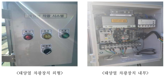 태양열 차광 시스템