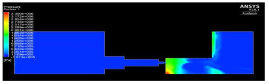 #1 Case – 10bar 전산해석 결과 : Pressure Contour