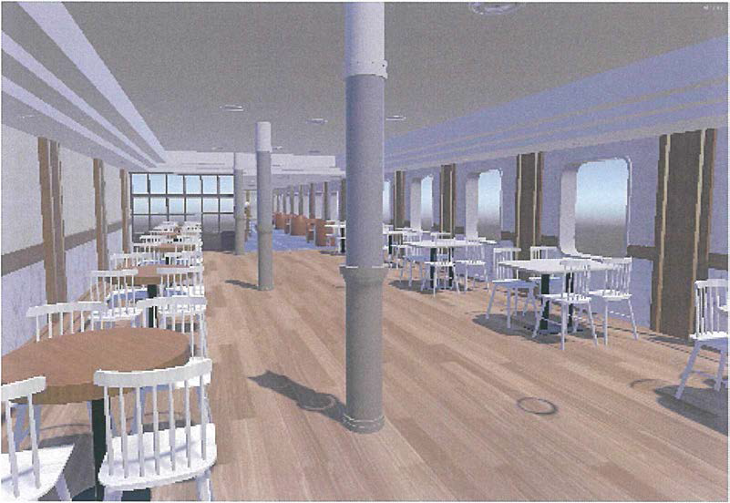 식당가_ 3D 모델링 화면