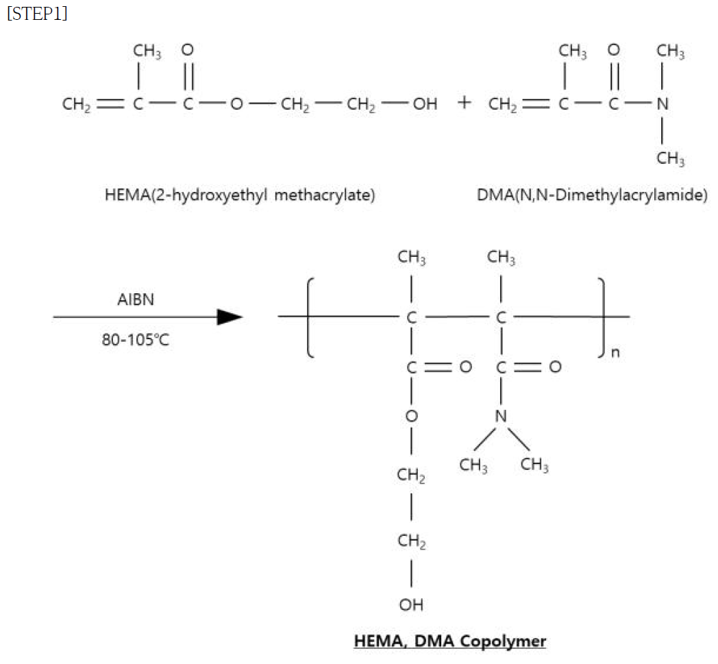 HEMA, DMA Copolymer 메카니즘