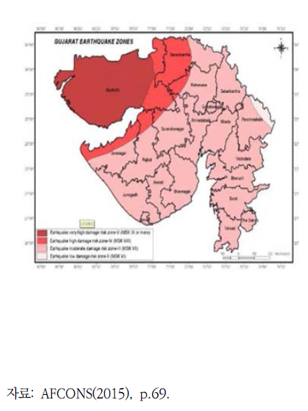 인도 지진위해도 지도