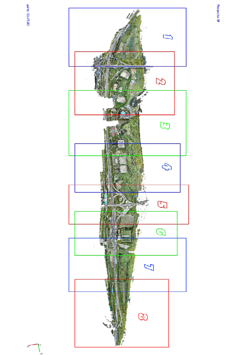 낙동강 생태공원 촬영 구역 분할