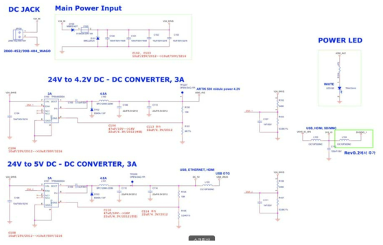DC Power Input, 24V to 5V DC-DC Converter(3A) 회로도