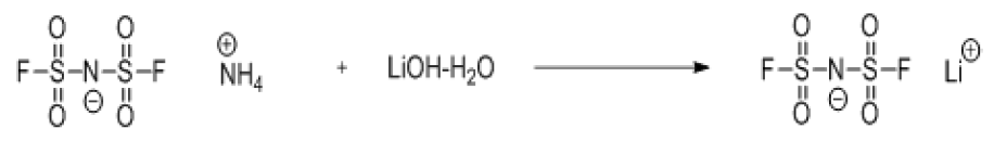 bis(fluorosulfonyl)imide, lithium(LiFSI) 반응 메카니즘