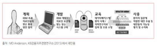 의료산업 Watson 활용순서도