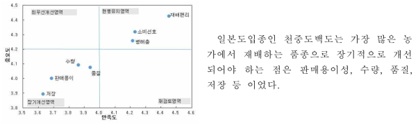 천중도백도(일본도입종)