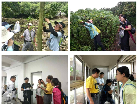 Sample collection and laboratory visiting in Fujian