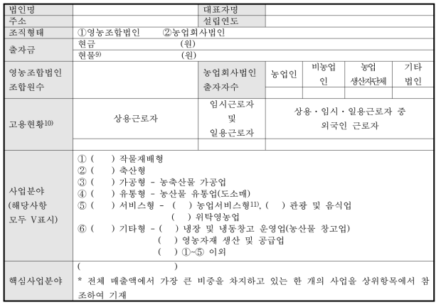 「경영진단·평가모형」‘기본항목’ 최종안