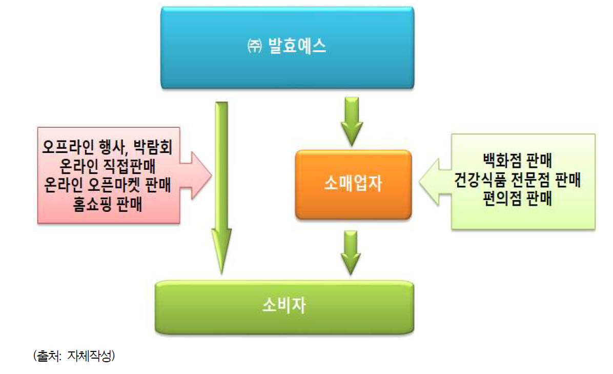 유통전략 체계도