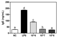 Effects of Bifidobacterium longum (KACC91563) on immunoglobulin production from splenocytes in Balb/c mice