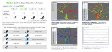 영국의 도로기상 GIS 서비스 예