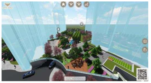㈜마노조경 설계사의 VR 조경시뮬레이션 사례