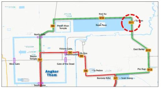 Ta Som (S11) 정류장 위치