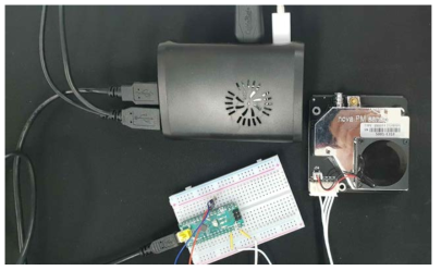 미세먼지 수집 데이터 장비 구성