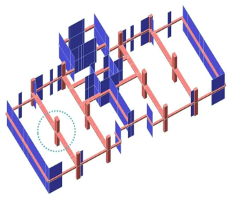 층간소음저감형 구조시스템 해석모델