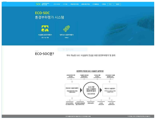 ECO-SOC 환경부하 평가 시스템