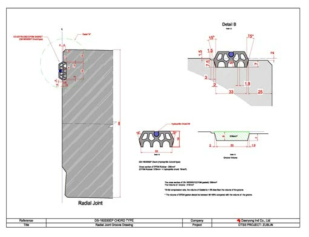 Chord type EPDM Gasket