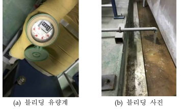 블리딩 관련 현장사진