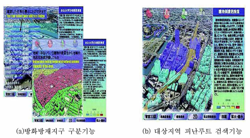 일본 동경대학 생산기술연구소 메구로 연구실 ‘ 도쿄 23구 위험도(Hazard) 맵 ’