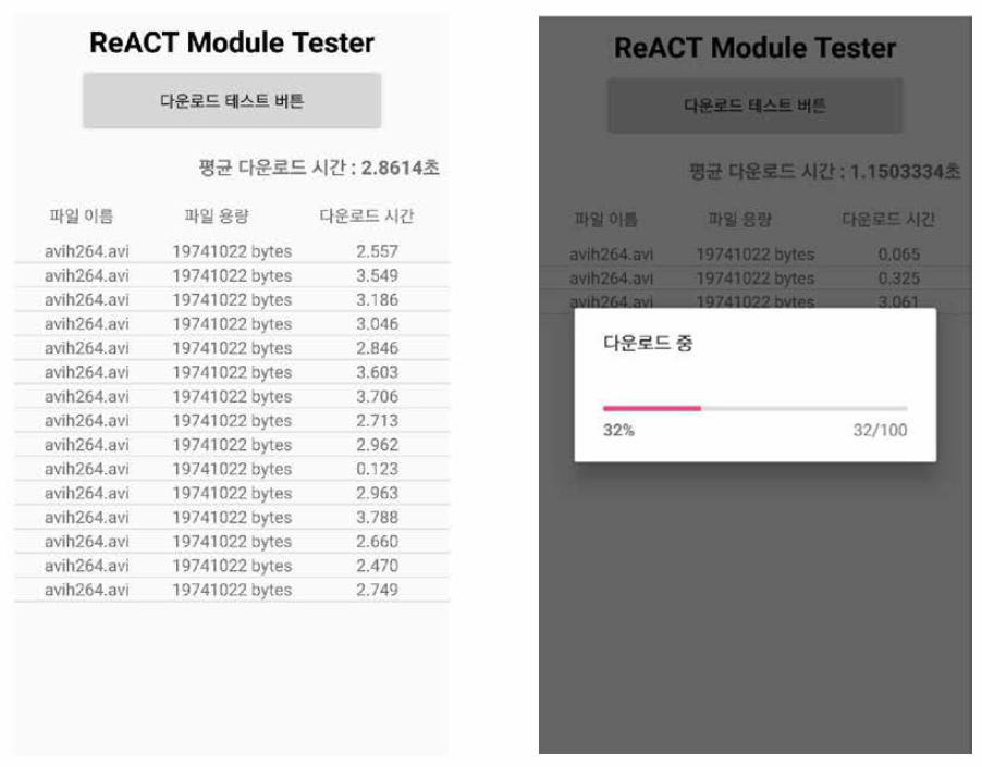 REACT Module Test
