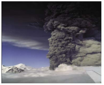 1992년 8월 18일, 알라스카 Spurr 화산 분화