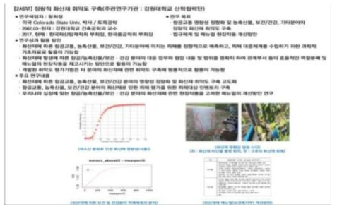 2017 안전산업박람회 주제 2 정량적 화산재 취약도 구축