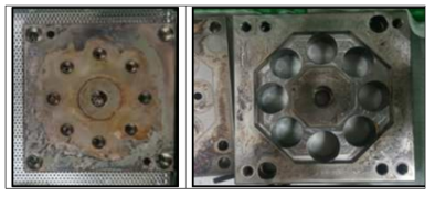 injection molding deposits.(foreign materials)