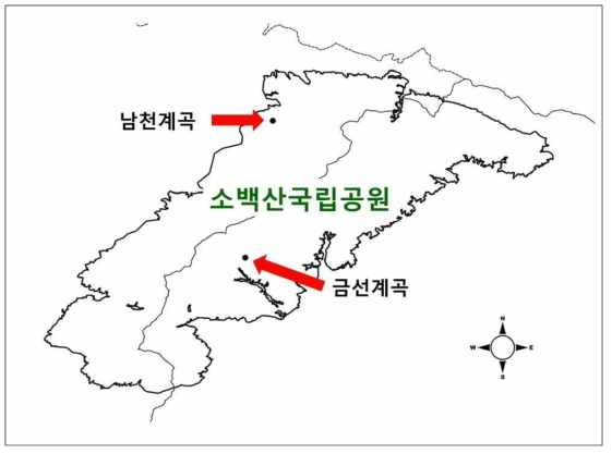 시범사업(Test-bed)지역 위치