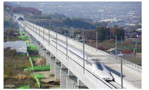건설중인 일본의 500km/h급 초고 속 자기부상철도(일본 L0)