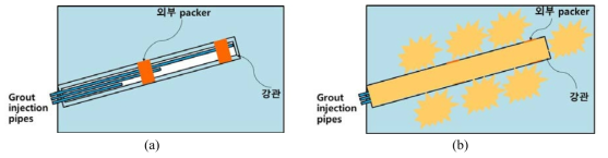 제안한 외부 패커를 이용한 동시주입 공정