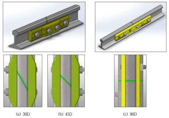 접착절연레일 비교 대상 모델