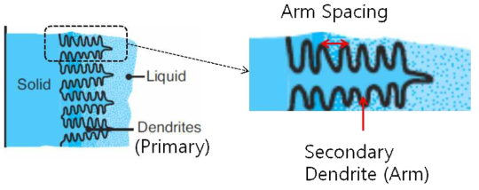 합금의 응고과정 및 Dendrite 구조