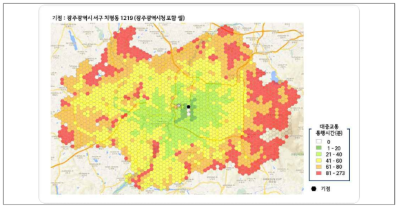 대중교통 접근성 DB 시각화